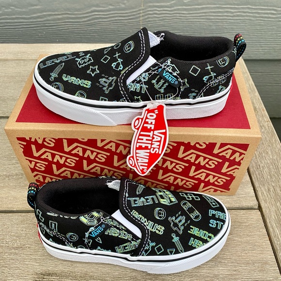 New VANS Video Game Slip On Shoes - Picture 2 of 5